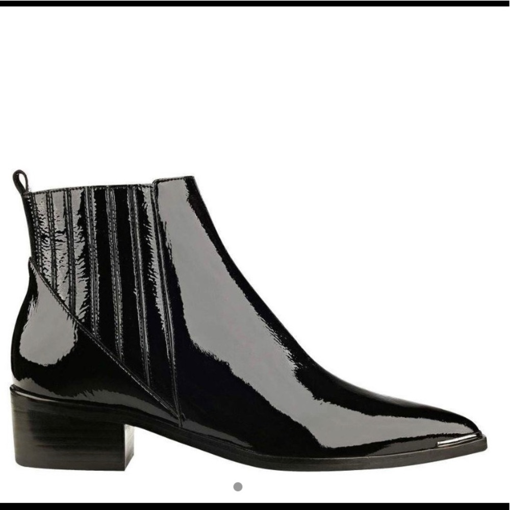 Marc Fisher LTD Yommi Patent Leather ankle boots